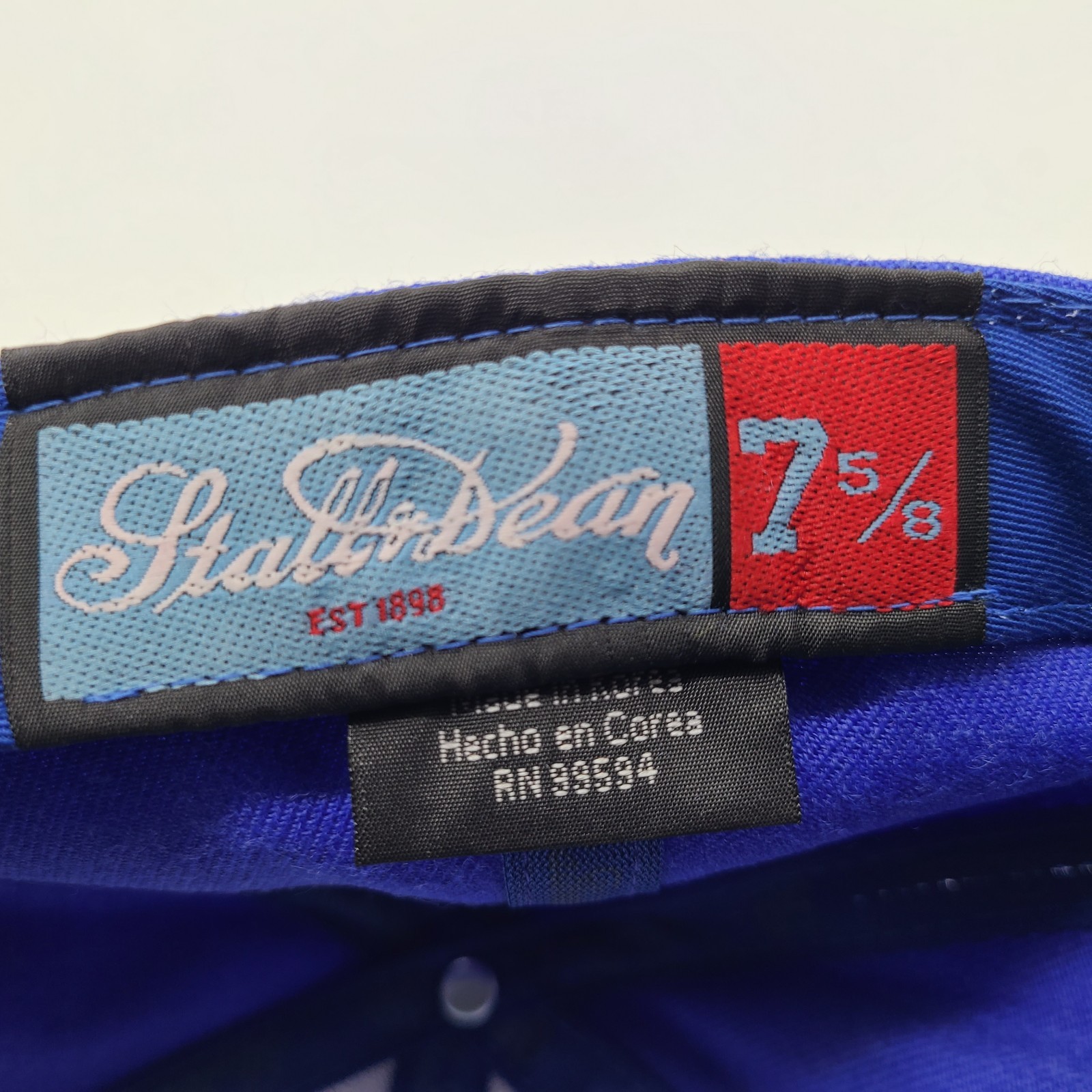 Toronto Maple Leafs Blue Stall & Dean Fitted Size 7 5/8 Hat Cap NWT Patch Logo