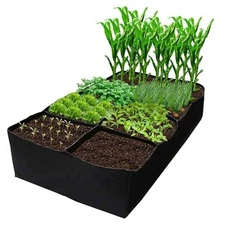 CJGQ Fabric Raised Garden Bed 6x3x1ft Garden Grow Bed Bags for 1Pack 6ft*3ft