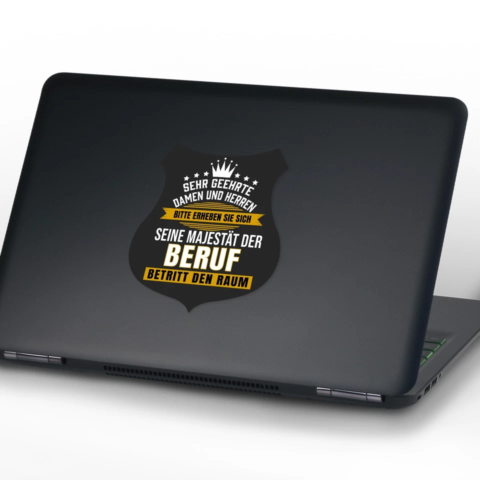Aufkleber Beruf Fun Sticker 9,8x11,4cm Sticker f. Auto Laptop R212-6 - Bild 2 von 4
