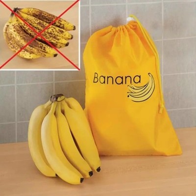  ''Insulated Fresh-Keeper Bag - Reusable Storage Organizer for Bananas, Lettuce