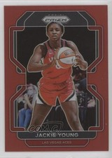 2022 Panini Prizm WNBA Red Prizm 48/199 Jackie Young #7 08b1