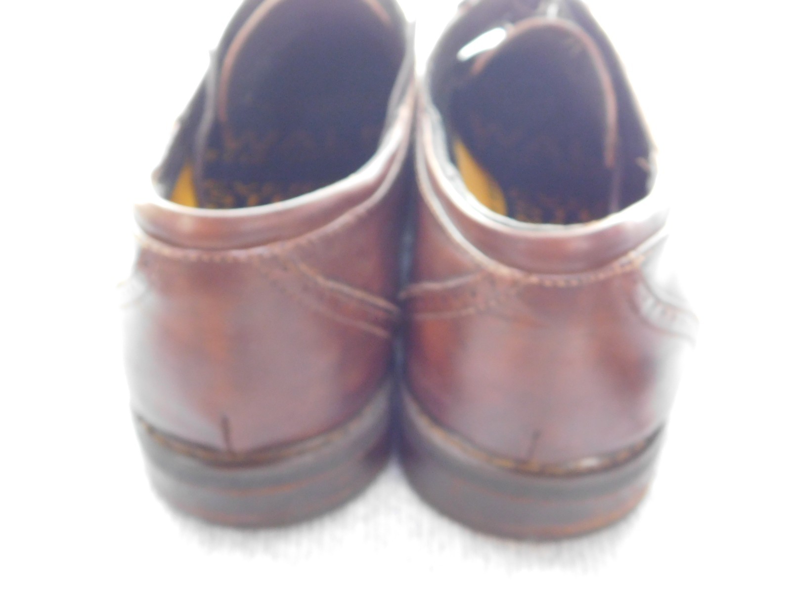 SAOLA Joseph Abboud scarpe eleganti derby uomo pelle marrone punta alare Oxford stringate 10 5D