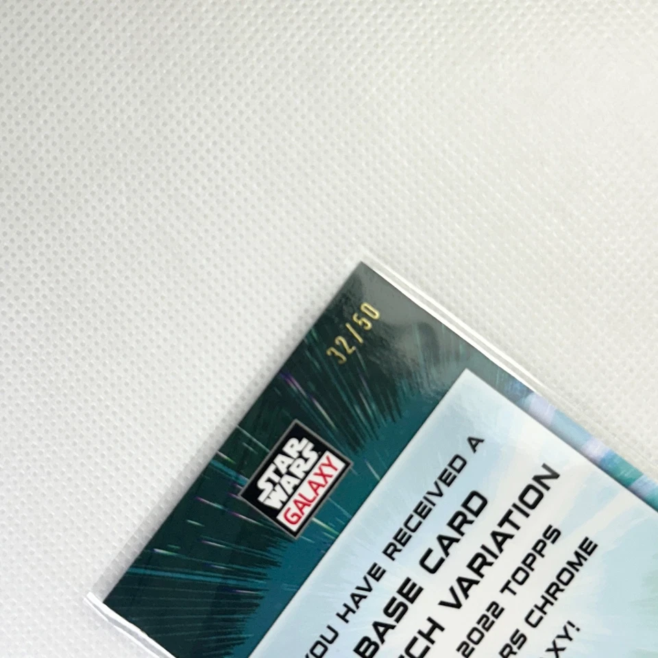 2022 Topps Chrome Star Wars Galaxy #BV-89 Echo Mojo Refractor /50 - Image 3 of 4