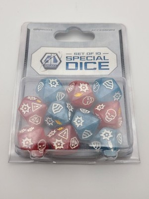 Ares Galaxy Defenders Set of 10 Special Dice GRPR003 Accessory New in Box