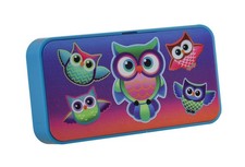 Scratch  Dent Mini Portable Plug and Play Speaker with Kickstand - Owls