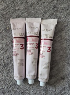 Lot of 3 Loreal Paris Excellence Conditioning Treatment 1.86 oz Each