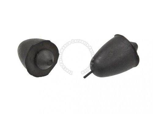 Pair Of Front Wheel Grease Caps With Raised Bump – Fits 1953-1962 Corvette