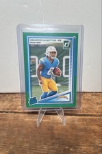 2025 Panini Donruss - Rated Rookie Omarion Hampton #303 Press Proof Green (RC)