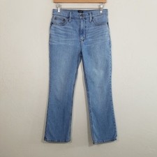 J. Crew Mid-Rise Flare Crop Jeans Blue Size 26