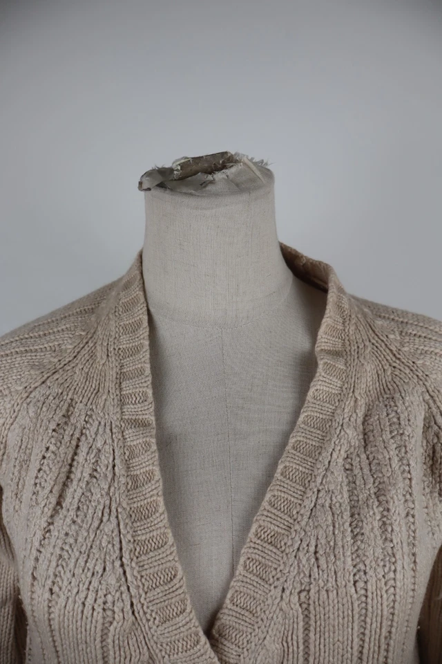 Les Copains Suéter Cardigan Mujer Talla 46 Suéter Vintage Lana Seda Angora - Imagen 2 de 4