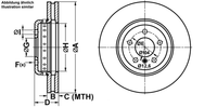 ATE Bremsscheiben Ø348Mm + BremsbelÄGe Vorne FÜR BMW 5 F10 5 Touring F11