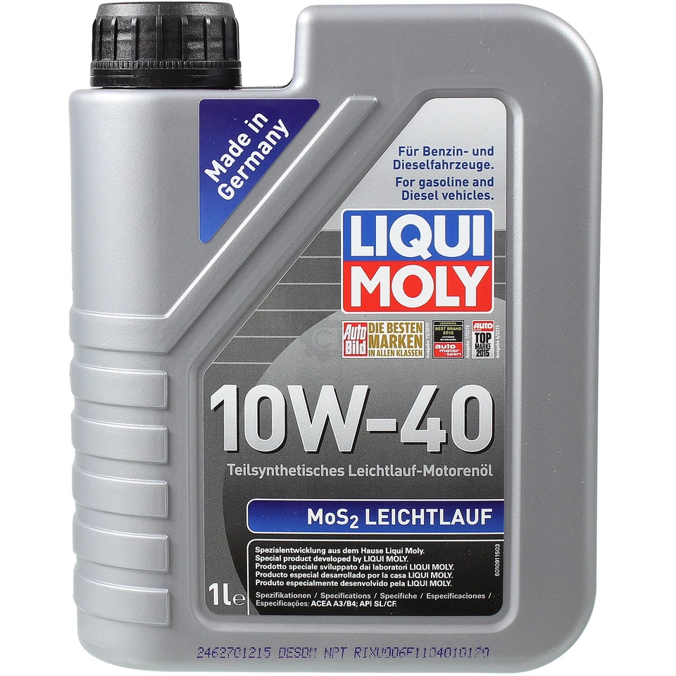 Kit Di Ispezione Filtro Liqui Moly Olio 6L 10W-40 Per Daewoo Musso FJ 2.9 TD 4x4 - Immagine 2 di 4