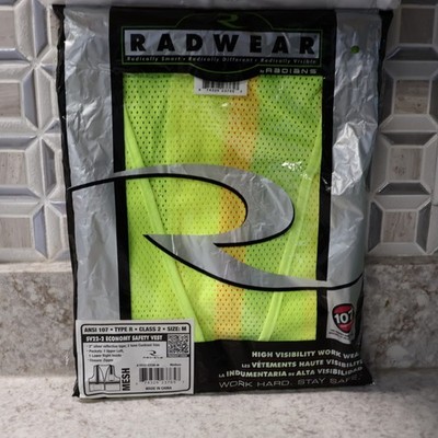 Radians SV22-2ZGM-M Green Class 2 Hi-Viz Safety Vest, M