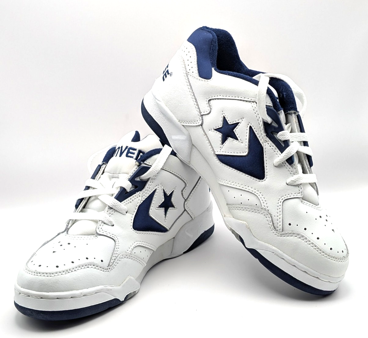 Vtg New 90s Converse 500 Classic Lo Leather Basketball Shoe White