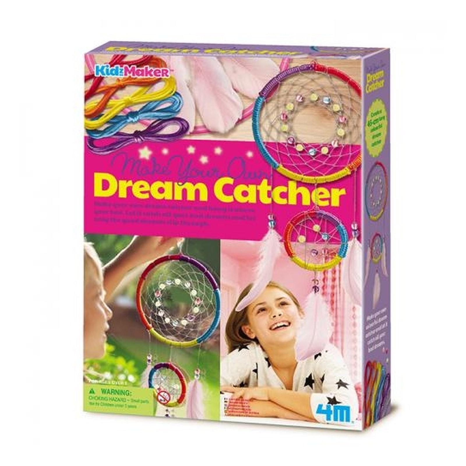 4M 04732 Dream Catcher Making Craft Kit DIY Kids Art Activity Set New