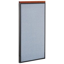 24-1/4"W x 43-1/2"H Deluxe Office Partition Panel Blue