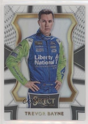2017 Panini Select Grandstand White Prizm 24/50 Trevor Bayne #20 1u0