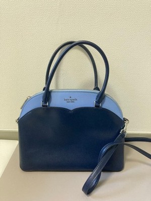 Kate Spade New York Navy 2Way Satchel Handbag Shoulder Authentic item from Japan