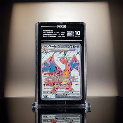 Charizard ex 056 Sv: Scarlet & Violet Promo Cards Holo TAG 10 GEM MINT