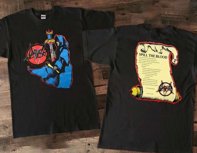 Vintage 90s Slayer Spill The Blood Concert T-shirt, size ST-Shirt