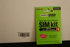Simple Mobile Bring Your Own Phone Prepaid SIM Kit | 3-in-1 CDMA Sim Card