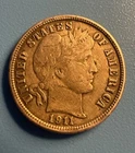 1911-S Barber Silver Dime 💥 Better Authentic Us Type Coin💥￼(B793)