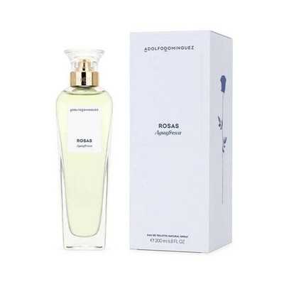Adolfo Dominguez Agua Fresca Rosas  EDT Spray 200 ml -6.7 oz Woman New.