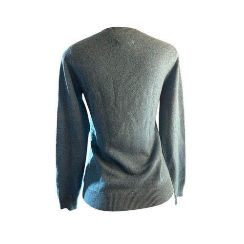 Women S Telluride Clothing 100% 2-Ply Cashmere Crewneck Blue Sweater Pullover - Picture 4 of 6