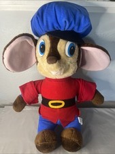 Vintage 1990 Warner Bros Fievel An American Tail 23" Large Plush Ace Styrofoam