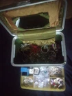 Estate Vintage & Costume Jewelry Lot with oshkosh travel case lbs wear resell
