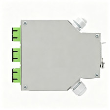 12Core SC APC Fiber Optic Terminal Box DIN Rail Mounted SC SM MM Coupler Pigtail