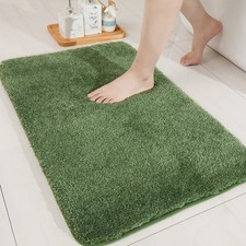 Bath Rugs for Bathroom Extra Thick- Anti-Slip Bath Mats Soft Plush Yarn Shagg...
