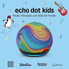 Amazon Echo Dot Kids 5. Generation Regenbogen Wirbel Design Alexa Lautsprecher