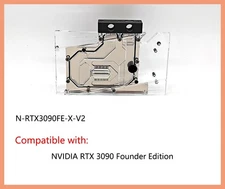 Granzon GPU Water Block For NVIDIA RTX3090 Founder Edition N-RTX3090FE-X-V2