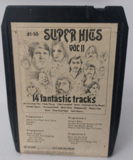 8 TRACK TAPE - SUPER HITS - VOL 2 - 8 TRACK CARTRIDGE