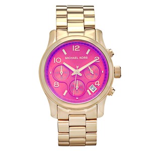 NWT-MICHAEL-KORS-CHRONOGRAPH-GOLD-TONE-STAINLESS-STEEL-BRACELET-WATCH-MK5939