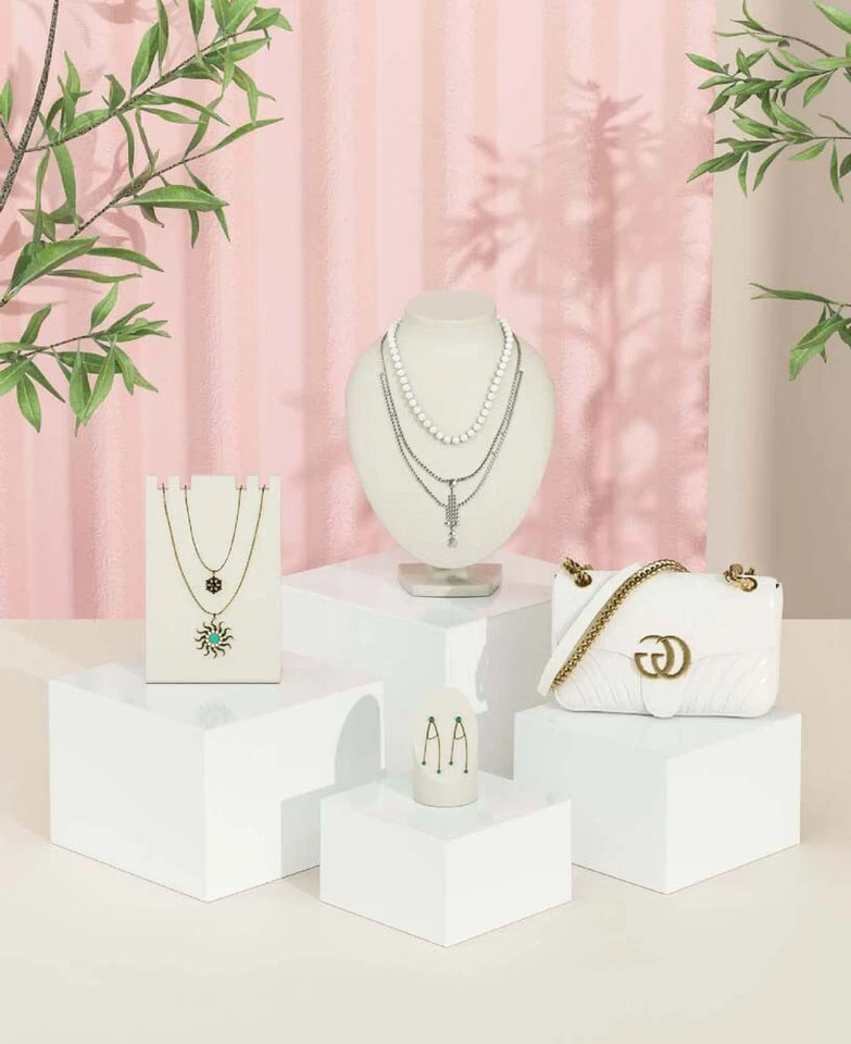 6PCS Buffet Riser Acrylic Hollow Cube Display Nesting Risers for Candy Food AU - image 2 of 4