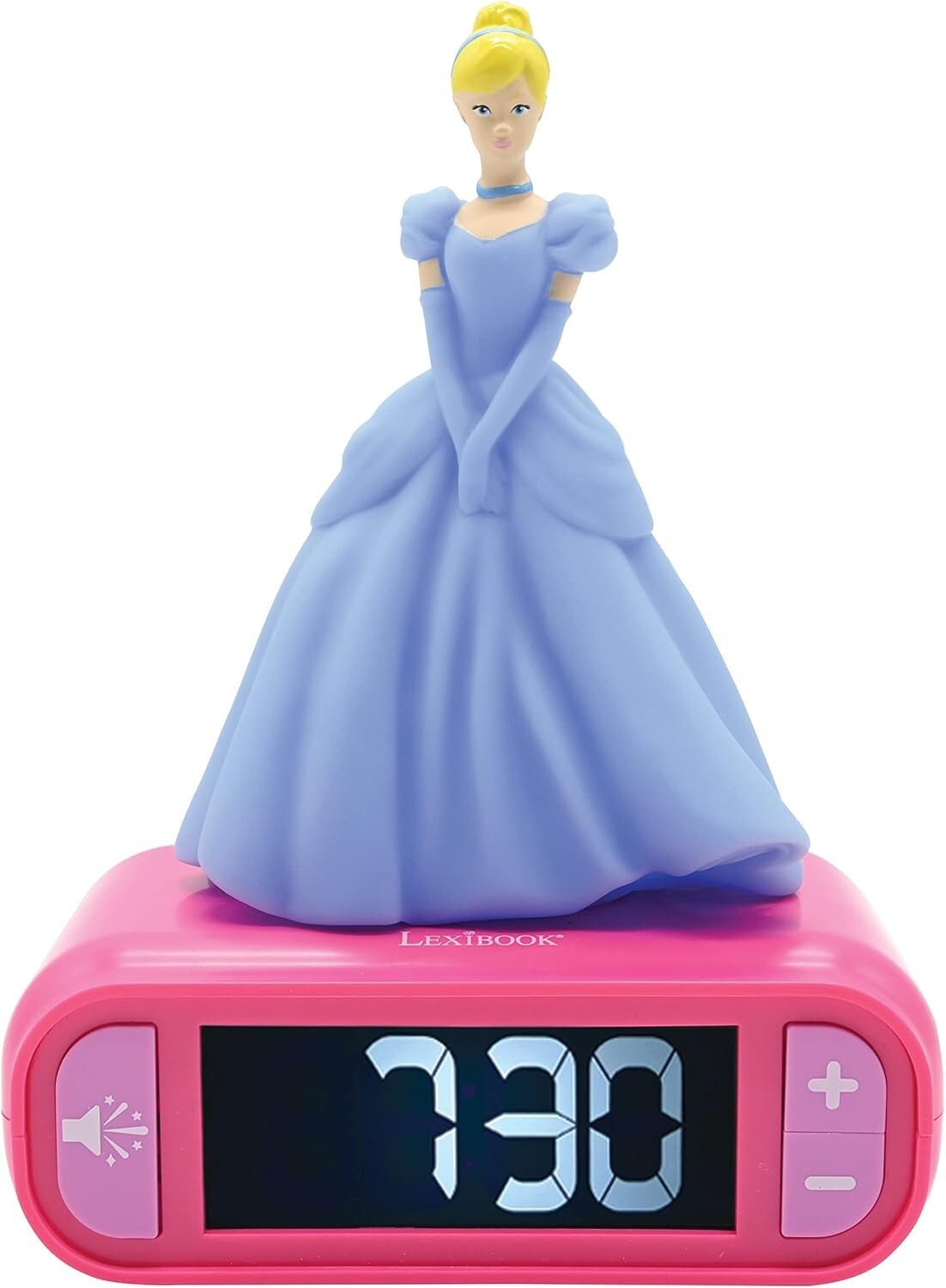 Night Light Alarm Clock Disney Princess Cinderella Digital Clock RL 800 DP image