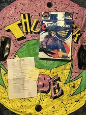 Snow Works Thunder Tube Inflatable 39” Diameter Vintage 1996 Yellow Pink Green