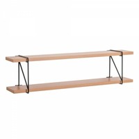 Wandregal Doppel 60-100Cm Regalsystem HäNgeregal Regal Ablage