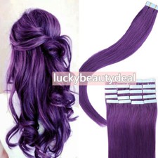 Cinta sin costuras en extensiones de cabello humano cinta de trama de piel cabello grueso real 16-26 pulgadas