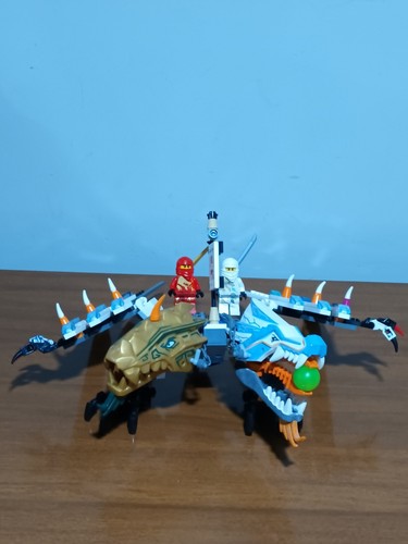 LEGO Ninjago Kai Zane DX Red & White Ninja Two Headed Ice Golden Dragon