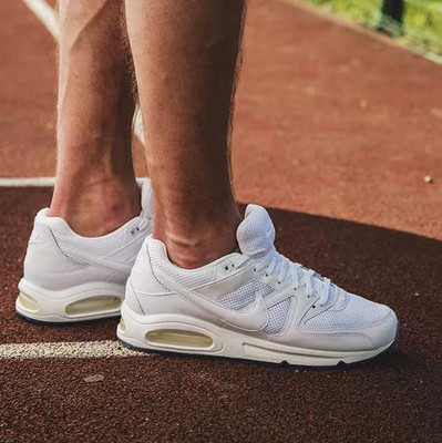 nike air max command triple white