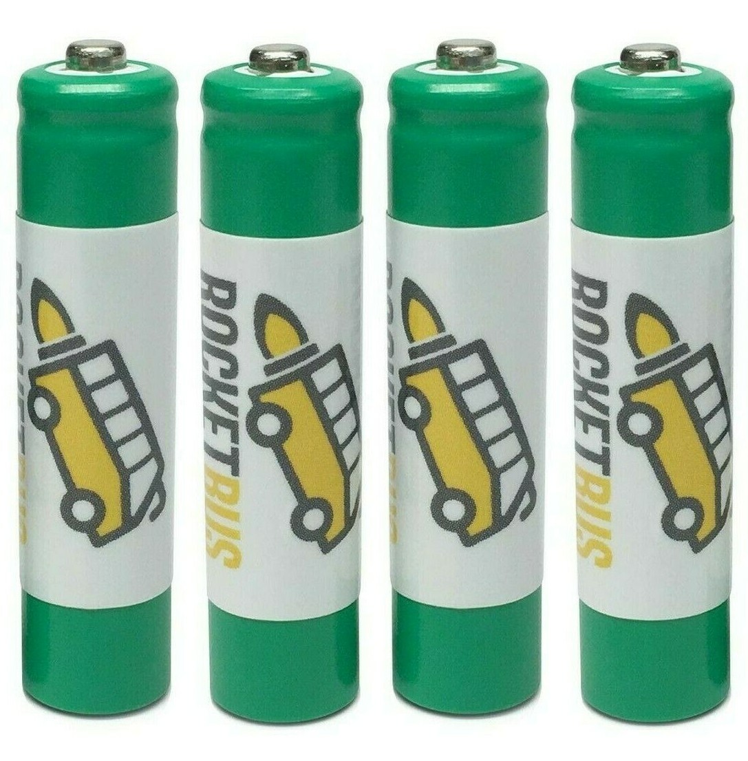 4 Replacement Rechargeable AAA Batteries for Panasonic HHR-75AAA/B-6 1.2V 700mAh-image