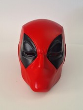 Deadpool Comic Cosplay Helmet With 4 Pairs Of Eye Expressions - 3d Printed