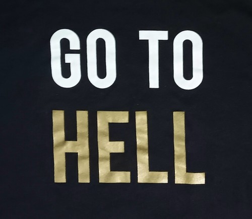 T-shirt Gordon Ramsay Go To Hells Kitchen nuova senza etichette promo TV ristorante cibo - Foto 3 di 7