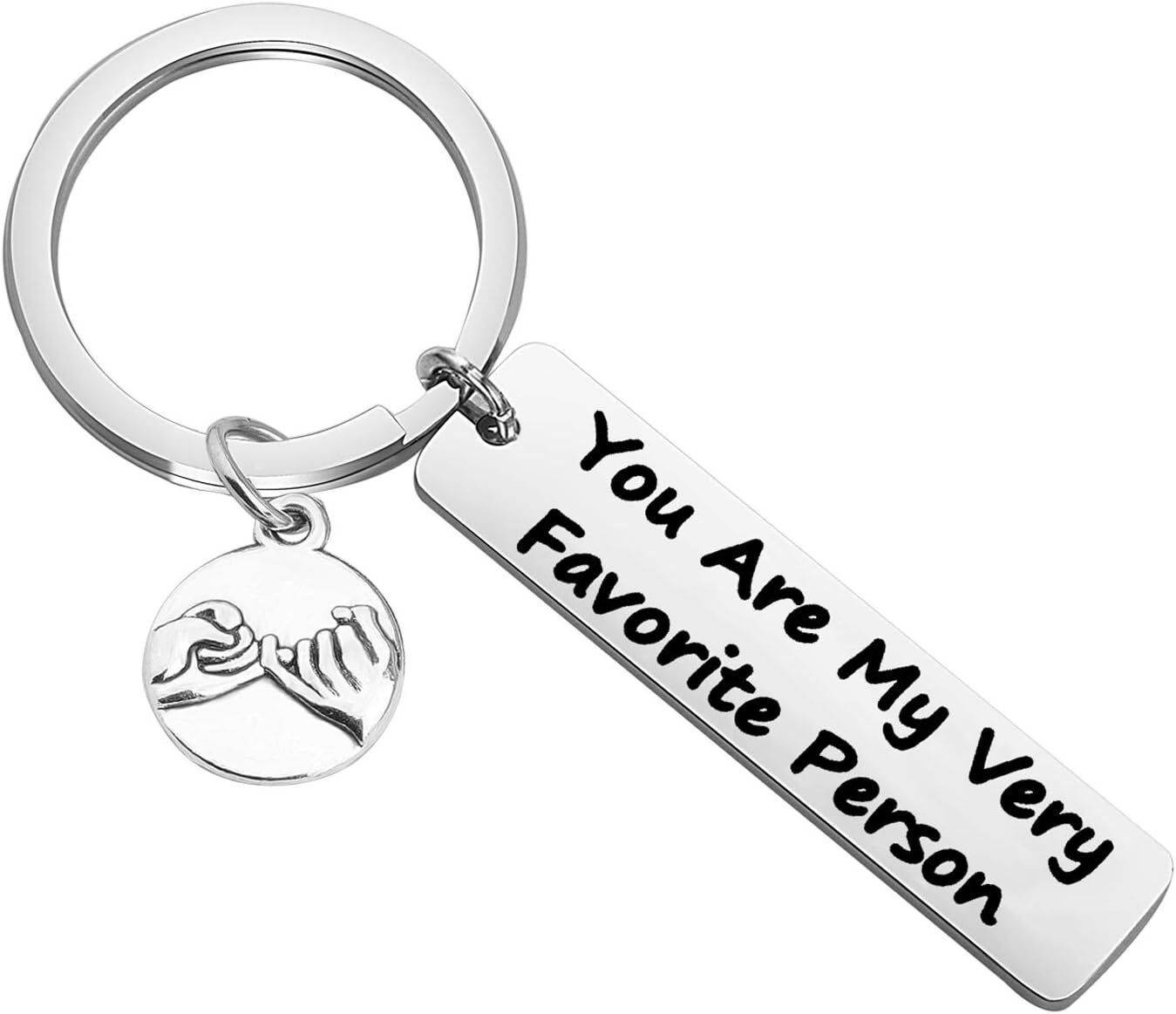 Friendship Jewelry You Are My Very Favorite Person Keychain Valentine's Day Gift