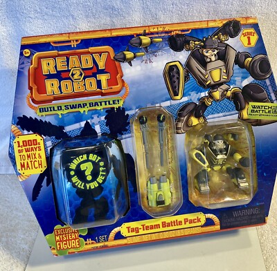 Ready 2 Robot:TAG-TEAM BATTLE PACK SERIES 1 Mongo & Exclusive Mystery Figure NIB