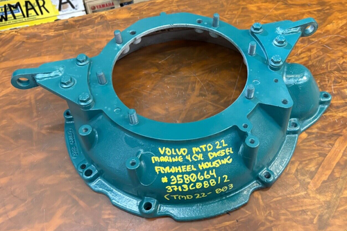 VOLVO FLYWHEEL HOUSING #3580664/3713C08B/2 TMD22 MARINE 4CYL DIESEL 868806 - Foto 8 di 8