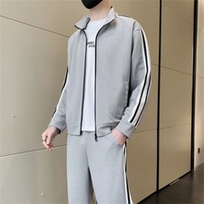 Mens Sweatsuits 2 Piece Sports Jacket Tracksuit Sets Casual Pants Jogging Suits